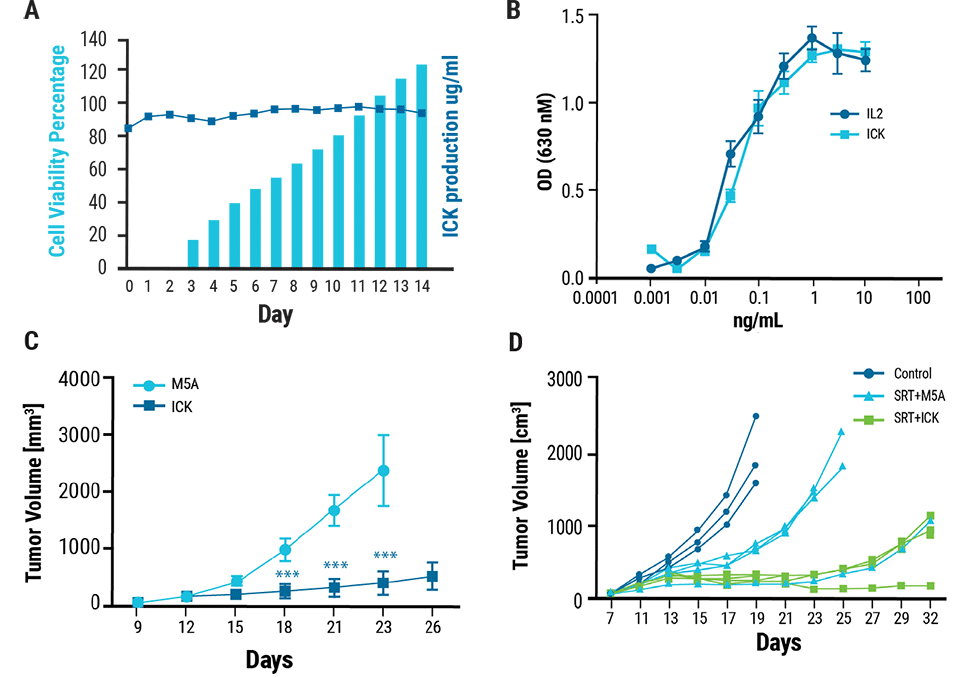 SB-Electroporation enabled Immunocytokine Development