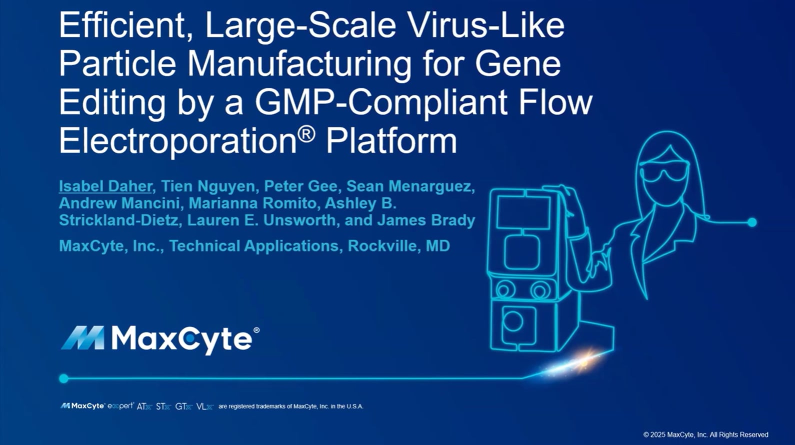 Video thumbnail for 2025 ASGCT presentation on optimizing VLP manufacturing
